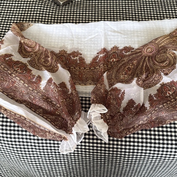 Two Gauze Bolero Shrug Arm Coverups Animal Print Paisley New - Picture 9 of 9